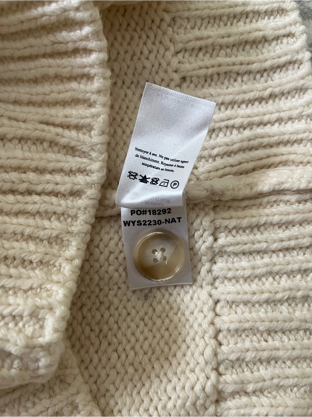 Faherty Cream Cardigan - Picture 11 of 11